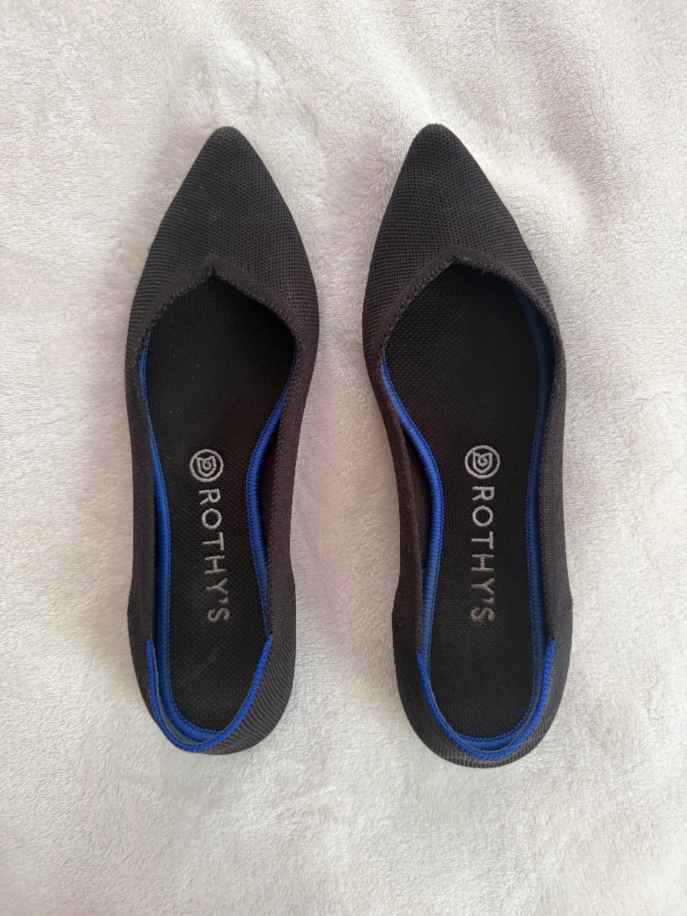 Rothys classic black size 8.5 9